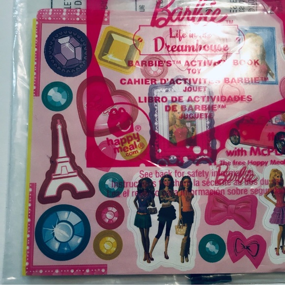 Barbie Life in the Dreamhouse Barbie’s Activity Book Toy 2014 Mattel McDonald’s - Picture 5 of 7